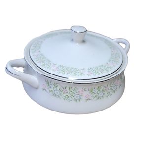 Sterling Springtime Taihei China Japan Round Covered Vegetable Bowl good conditi